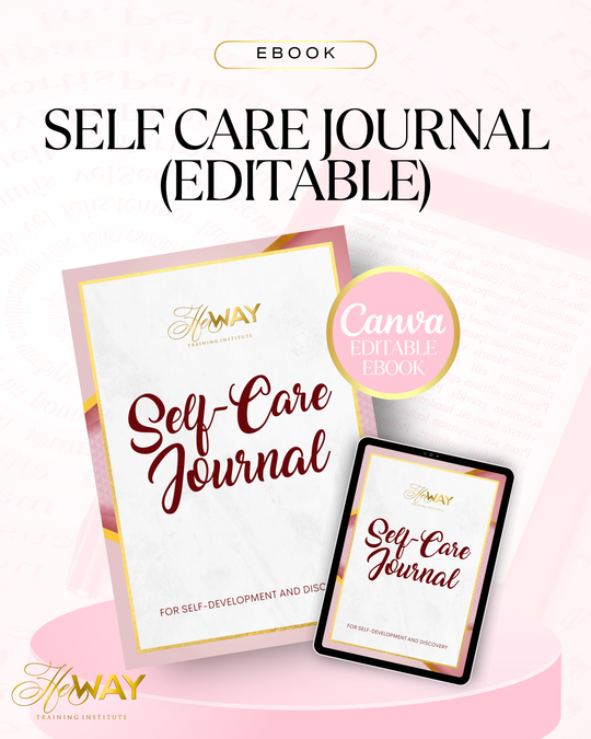 Self Care Journal - Editable