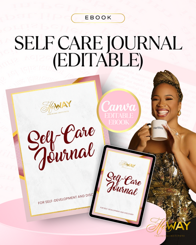 Self Care Journal - Editable