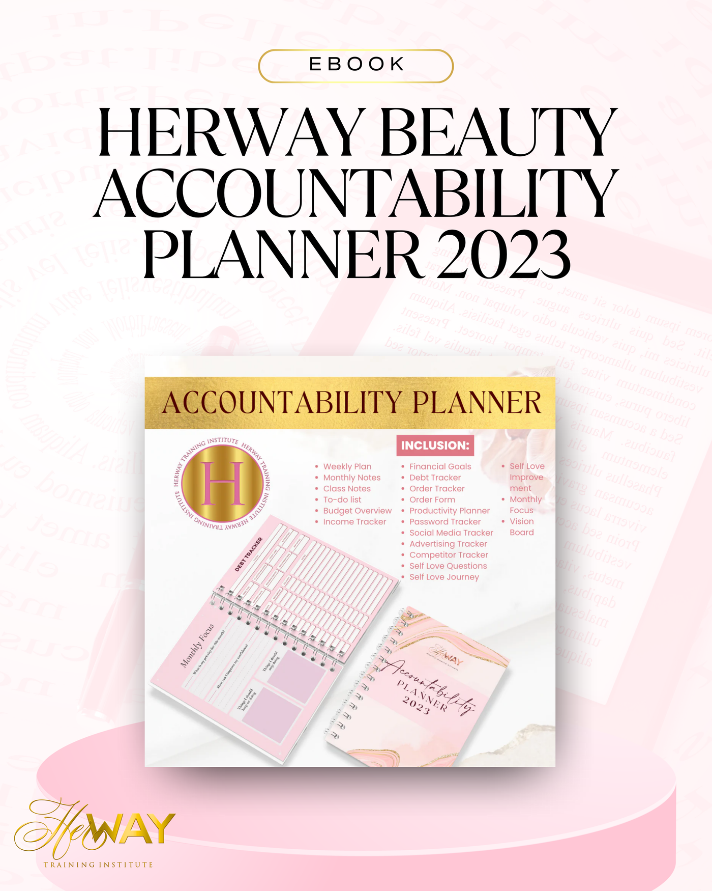 Herway Beauty - Accountability Planner 2023