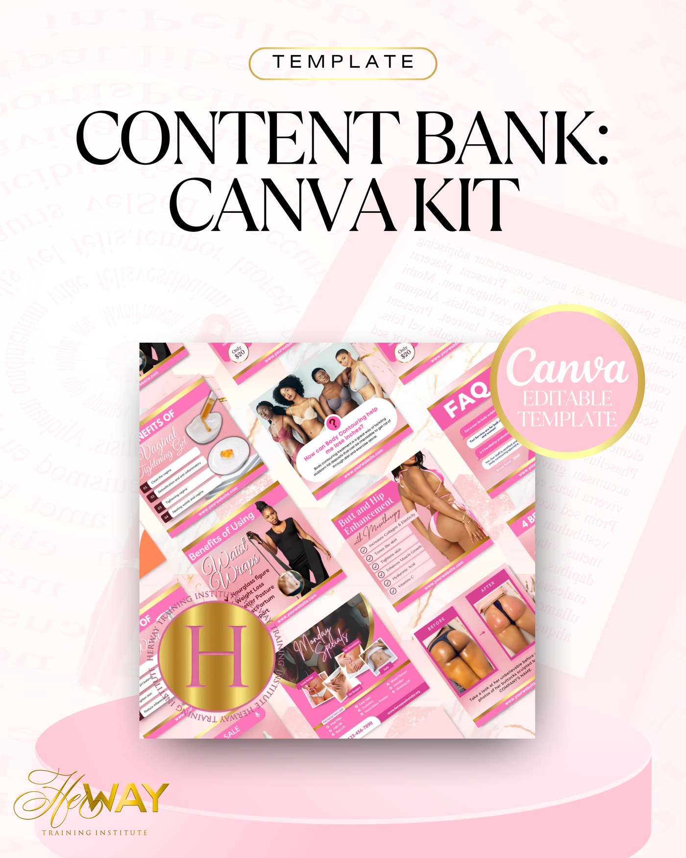 CONTENT BANK Canva Kit