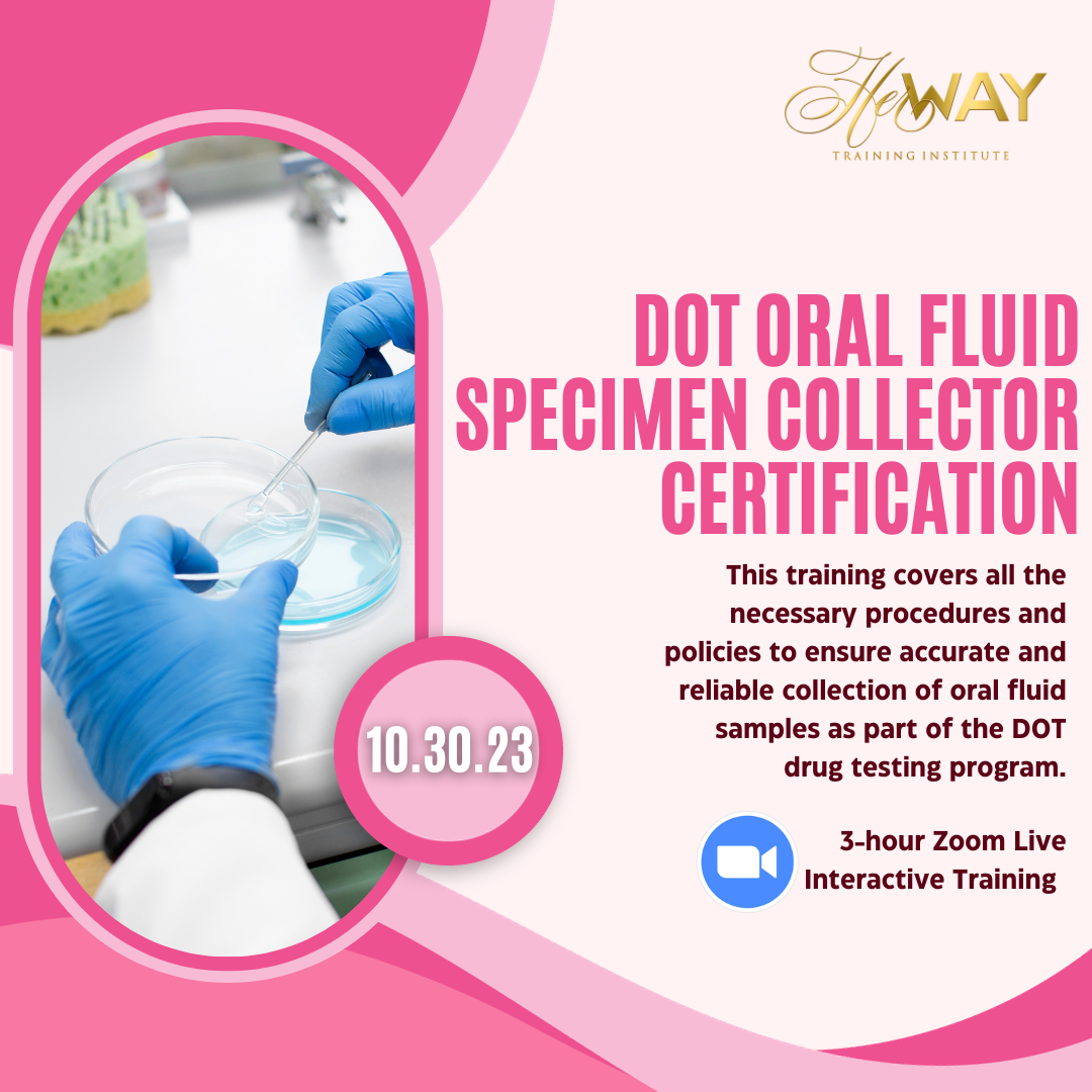 DOT Oral Fluid Specimen Collector Training