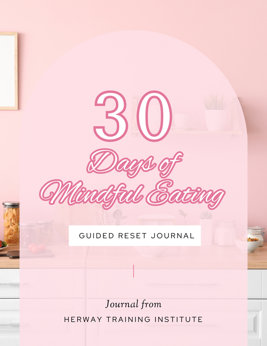 30 Days of Mindful Eating - Guided Reset Journal EDITABLE