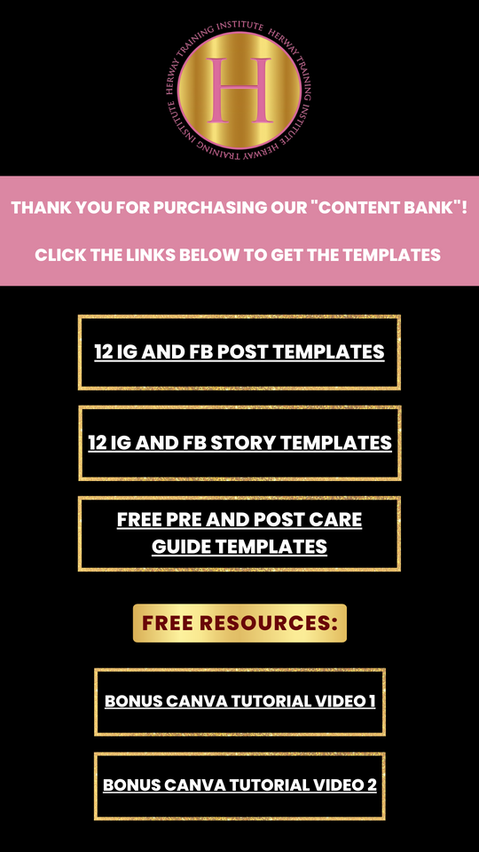 Body Contouring Curated Editable Flyers for Social Media in Hot pink and black theme