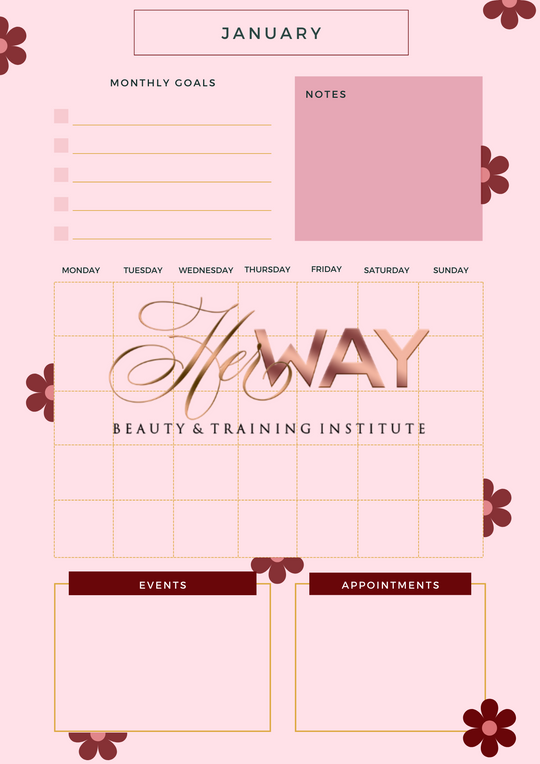 Herway Beauty - Accountability Planner 2023